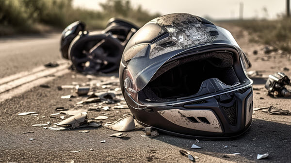motorcycle helmet crash debris motorcycle helmet crash debris